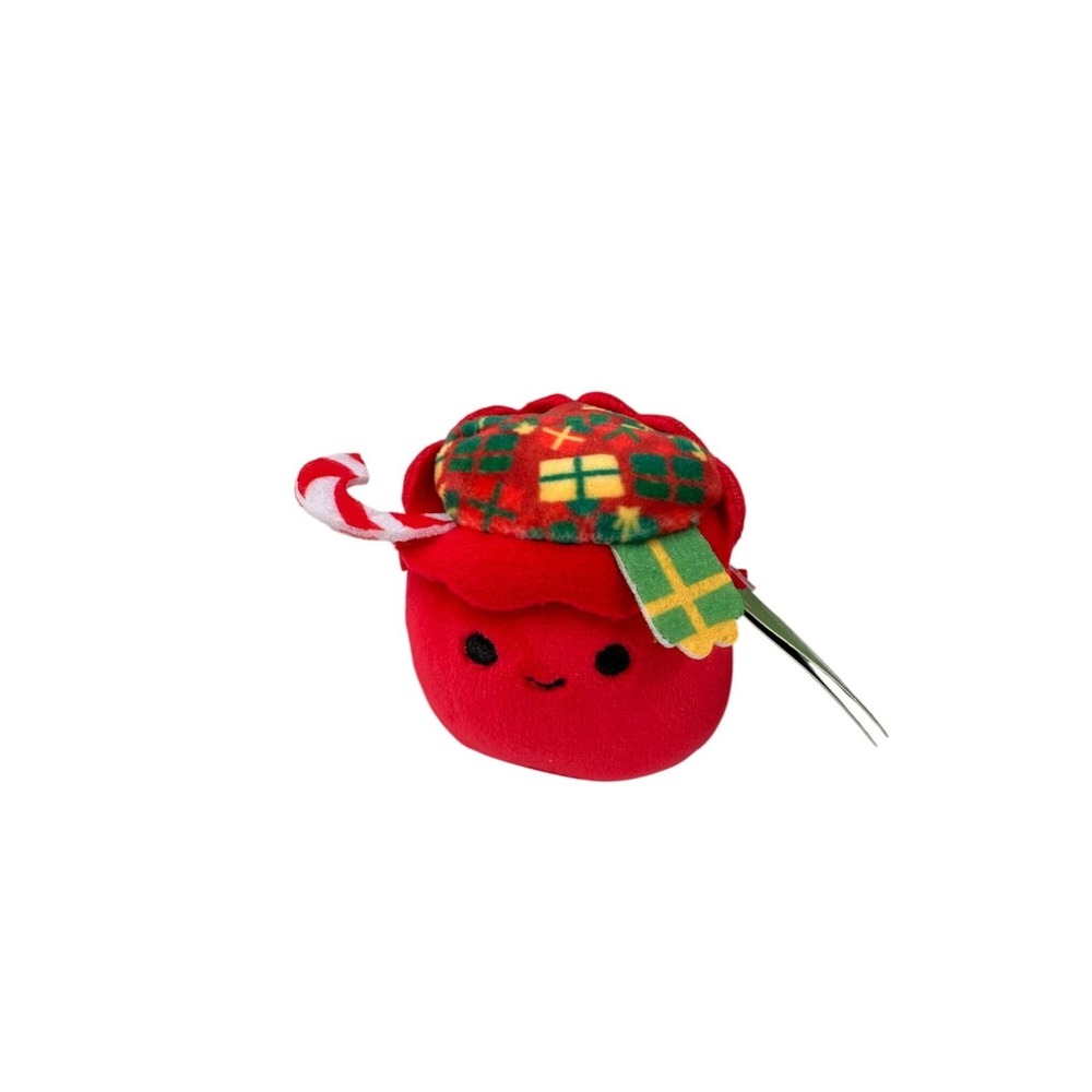 Squishmallows Micromallows Lowell Plush Christmas Ornament 3 Inches Mini Holiday